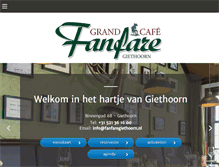 Tablet Screenshot of fanfaregiethoorn.nl